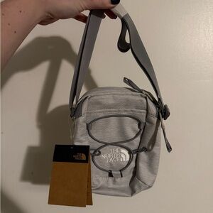 The North Face Light Gray Women’s Crossbody Bag New with Tags